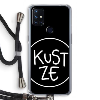 KUST ZE: OnePlus Nord N10 5G Transparant Hoesje met koord