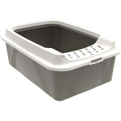 Kattenbak met randen - ROTHO MYPET - BONNIE - 57,2 x 39,3 x 20,9 cm - Cappuccino