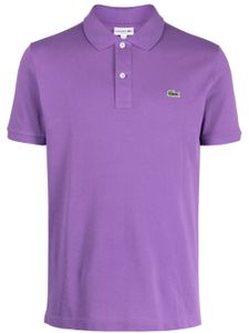 Lacoste polo en coton Original L.12.12 à patch logo - Violet