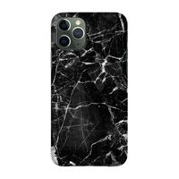 Zwart Marmer 2: Volledig geprint iPhone 11 Pro Hoesje