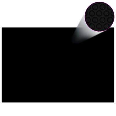 VidaXL Zwembadhoes rechthoekig 600x400 cm pe zwart