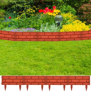 VidaXL Borderranden 11 st met baksteenontwerp