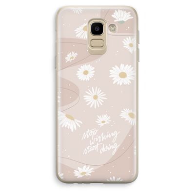 Daydreaming becomes reality: Samsung Galaxy J6 (2018) Transparant Hoesje