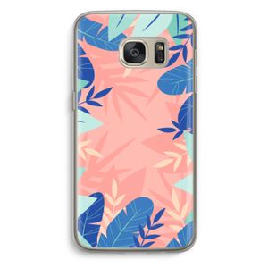 Tropisch: Samsung Galaxy S7 Transparant Hoesje