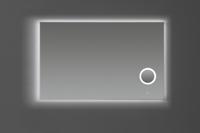 Spiegel LED verlichting met Make-Up Vergrootglas 3 Traps Dimbaar 140cm