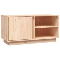 vidaXL Tv-meubel 80x35x40,5 cm massief grenenhout