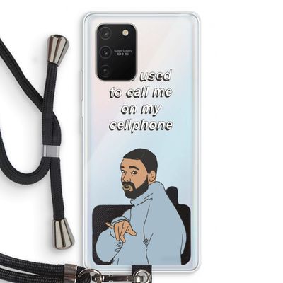 Hotline bling: Samsung Galaxy S10 Lite Transparant Hoesje met koord