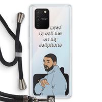 Hotline bling: Samsung Galaxy S10 Lite Transparant Hoesje met koord