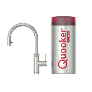 Quooker flex kokendwaterkraan - draaibare & uittrekbare uitloop - Combi+ reservoir - Warm / kokend water - RVS 22+XRVS