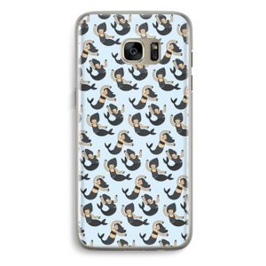 Zeemeermin: Samsung Galaxy S7 Edge Transparant Hoesje