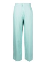 Claudie Pierlot Straight broek - Groen - thumbnail