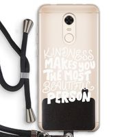 The prettiest: Xiaomi Redmi 5 Transparant Hoesje met koord