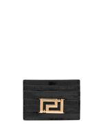 Versace porte-cartes Greca Goddess - Noir