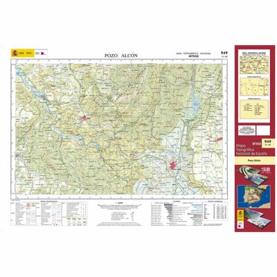 Topografische kaart 949 MT50 Pozo Alcón | CNIG - Instituto Geográfico Nacional1