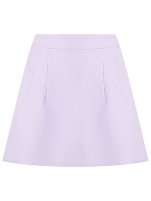 Olympiah minijupe à taille haute - Violet
