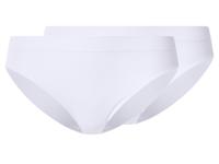 esmara Set van 2 dames onderbroeken (Wit, XL (48/50))