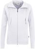 Hakro 406 Women's sweat jacket College - White - M