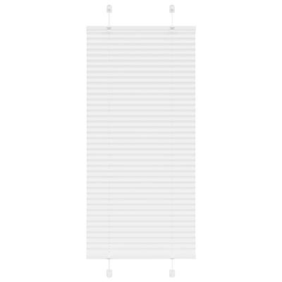 Pliss rolgordijn 55x100 cm stofbreedte 54,4 cm polyester wit