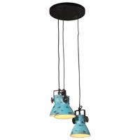 VidaXL Hanglamp 25 w e27 30x30x100 cm verweerd blauw