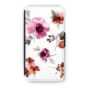 Geschilderde bloemen: iPhone 7 Plus Flip Hoesje