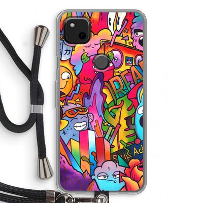 Dreams: Pixel 4a Transparant Hoesje met koord
