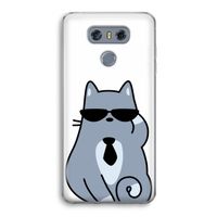 Cool cat: LG G6 Transparant Hoesje