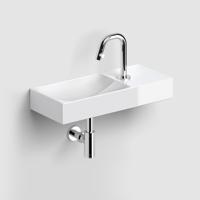 Fonteinset Clou Vale Incl. Toebehoren 7x45 cm Glanzend Wit Clou