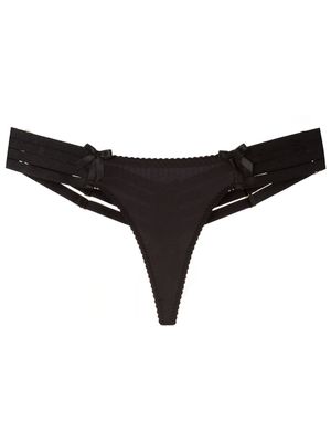 Bordelle string ajustable - Noir