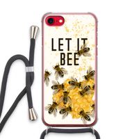 Let it bee: iPhone SE 2020 Transparant Hoesje met koord