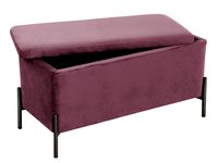 Leitmotiv Snog XL bankje (Kleur: donkerpaars) - thumbnail