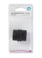 Recht verbindingsstuk met schroefdraad connection part met screw 1/2 inch - Velda
