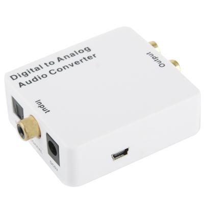 Digitaal naar Analoog Audio omvormer / Mini Audio Decoder Afmetingen: 72 x 55 x 20mm