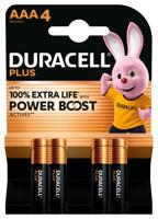 Batterij duracell plus powerboost 4x aaa | 10 stuks