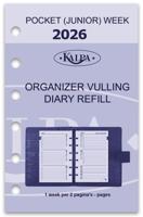 Personal Organizer Pocket Agenda Inleg week 2026