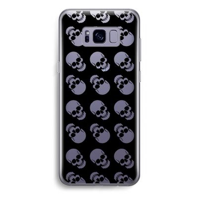 Musketon Skulls: Samsung Galaxy S8 Plus Transparant Hoesje