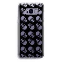 Musketon Skulls: Samsung Galaxy S8 Plus Transparant Hoesje