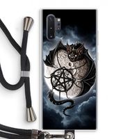 Volle maan: Samsung Galaxy Note 10 Plus Transparant Hoesje met koord