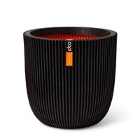 Pot bol Groove NL 54x52 zwart bloempot - Capi europe