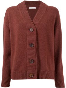 Co cardigan en maille nervurée - Rouge