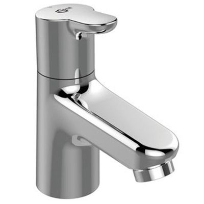 Ideal Standard Ceraplus 2 toiletkraan m. vaste zelflegende uitloop m. greep 4cm chroom bc117aa