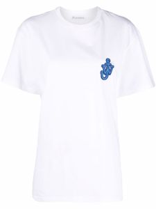 JW Anderson t-shirt à patch logo Anchor - Blanc