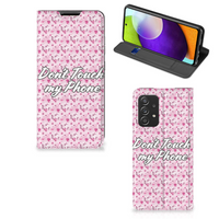Samsung Galaxy A52 Design Case Flowers Pink DTMP - thumbnail