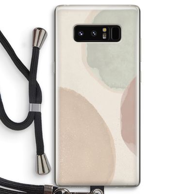 Geo #8: Samsung Galaxy Note 8 Transparant Hoesje met koord