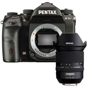 Pentax K-1 Mark II + D FA 24-70mm / 2.8 SLR camerakit 36,4 MP CMOS 7360 x 4912 Pixels Zwart