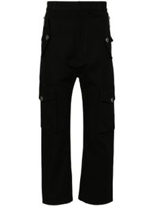 Balmain pantalon droit à poches cargo - Noir