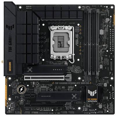 Asustek Computer TUF GAMING B760M-BTF WIFI D4 Moederbord Socket Intel LGA 1700 Vormfactor Micro-ATX Moederbord chipset Intel® B760