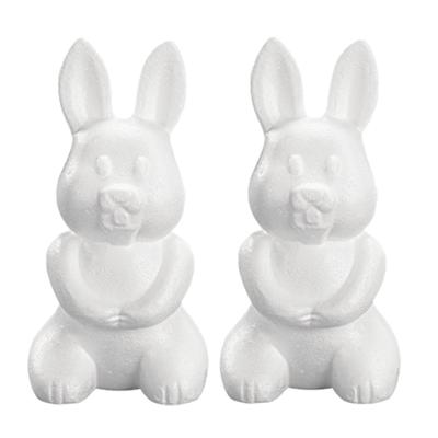 Piepschuim hobby vorm - 4x - haas/konijn - 24 cm - DIY knutsel figuren