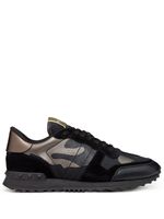 Valentino Garavani baskets Rockrunner à motif camouflage - Noir - thumbnail