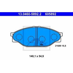 Ate Remblokset 13.0460-5892.2