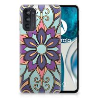 Motorola Moto G52/G82 TPU Case Purple Flower